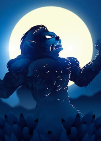 nft-realistic-werewolf-iilustration